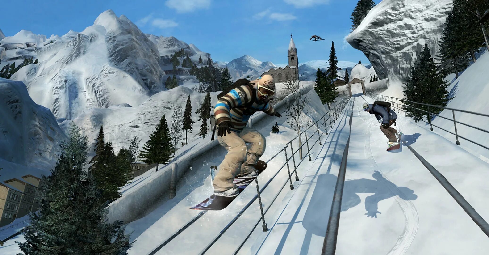 Игра где новый год. Shaun White Snowboarding (ps3). Shaun White Snowboarding ПС 3. Шон Уайт сноубординг игра. Shaun White Snowboarding 2.