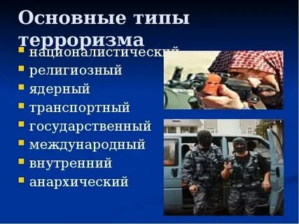Глобальные проблемы международного терроризма в мире
