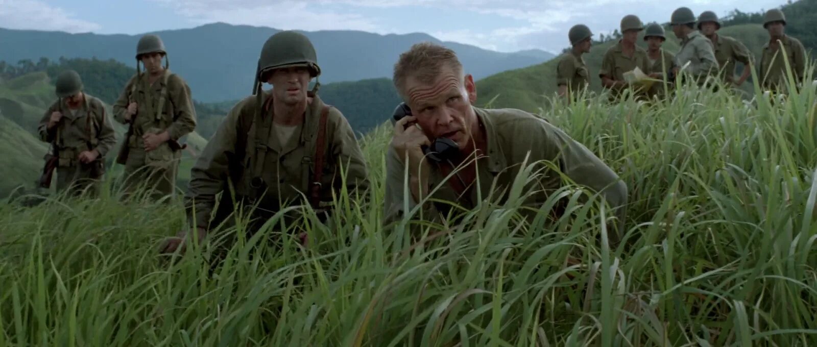 The thin red line. The thin red line