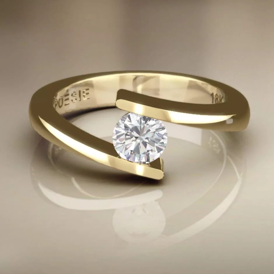 04. Кольцо белое золото с бриллиантом 18 карат. Кольцо с 2 бриллиантами. Дизайн кольца с бриллиантом. Кольцо с бриллиантом.