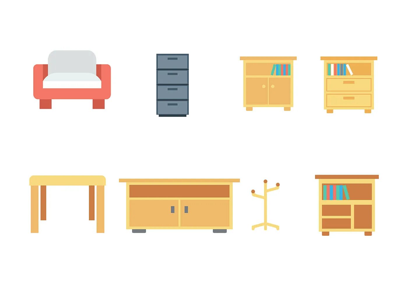 Flat furniture. Мебель иконка. Мебель вектор. Мебель Flat Design. Мебель иконки вектор.