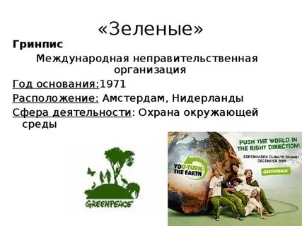 Как переводится гринпис