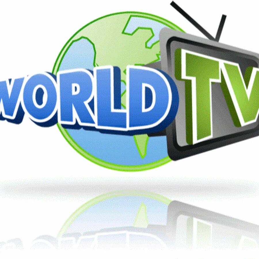 My own TV channel проект. TV World. World TV logo.