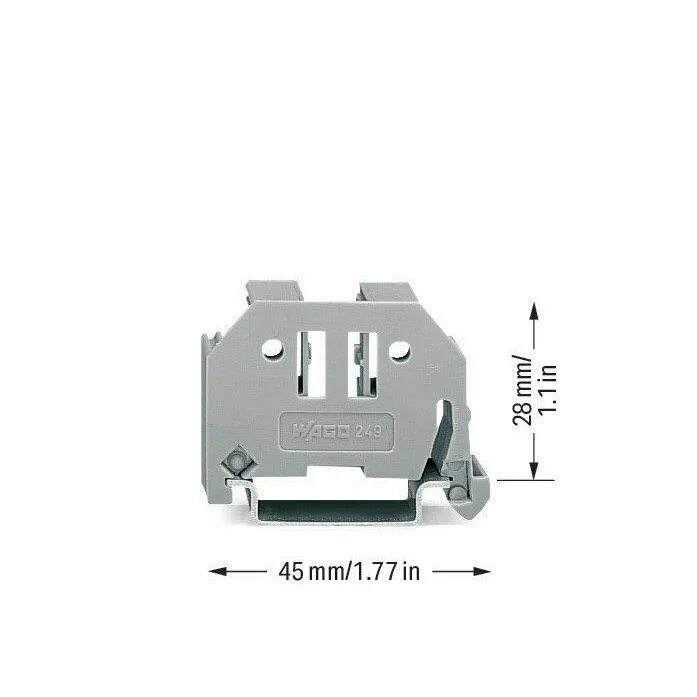 249 116. Оконечный стопор 249-116 wago. Wago 249-116 безвинтовой стопор. Фиксатор wago 249-116. Защитная крышка  209-114, wago.