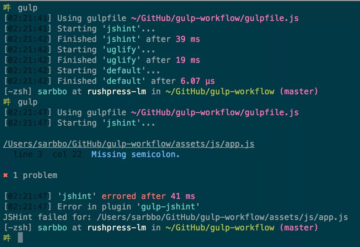 Error handler