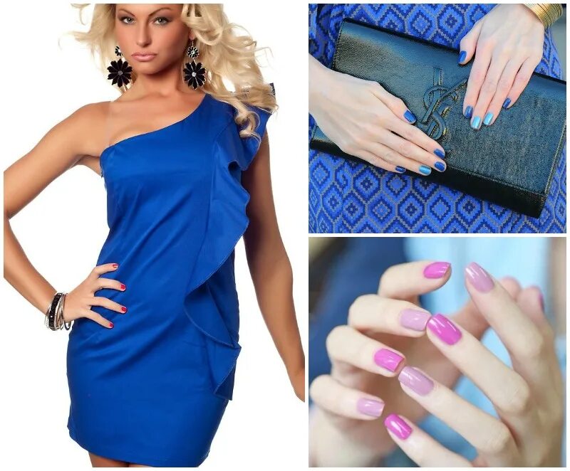 Маникюр под синее блестящее платье. Маникюр к голубому платью. Маникюр к синему платью на выпускной. Ногти под цвет платья. Маникюр к синему платью.