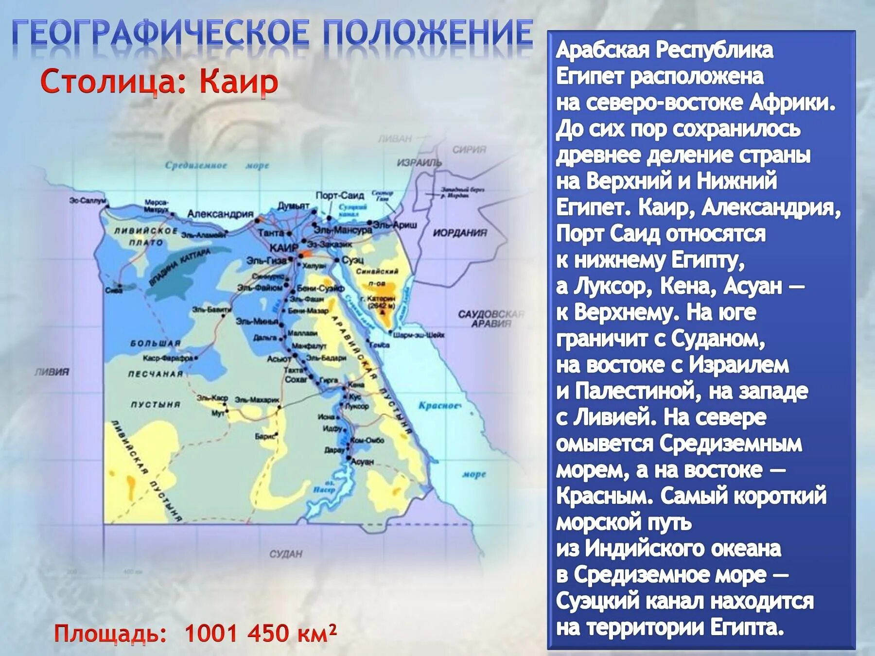 Часть большого каира 4 буквы. Географическое положение Египта столица. Географическое положение Египта 7 класс география. Географическое положение Египта 7 класс кратко. Современный Египет презентация.