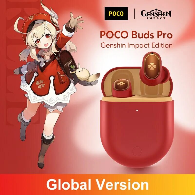 Глобальная версия poco buds pro genshin impact edition 35db smart anc bt5. Tws poco buds pro genshin impact edition. Xiaomi buds pro genshin. 2. Poco genshin impact наушники.