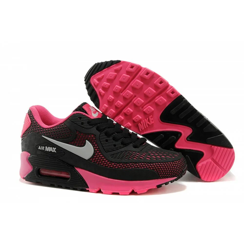 Женские кроссовки Nike Air Max 90. Nike Air Max 90 Pink Black. Nike Air Max 90 Mesh. Кроссовки Nike Air Max 90 женские черные. Аиры 90 женские