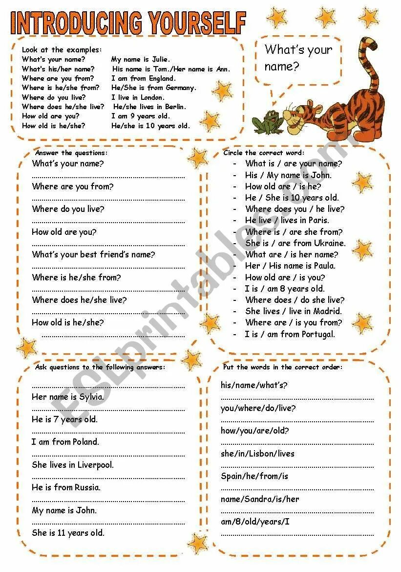 Question myself. Introduce yourself Worksheet. Английский introduce yourself. About myself английский язык for Kids English. Worksheets questions about yourself.