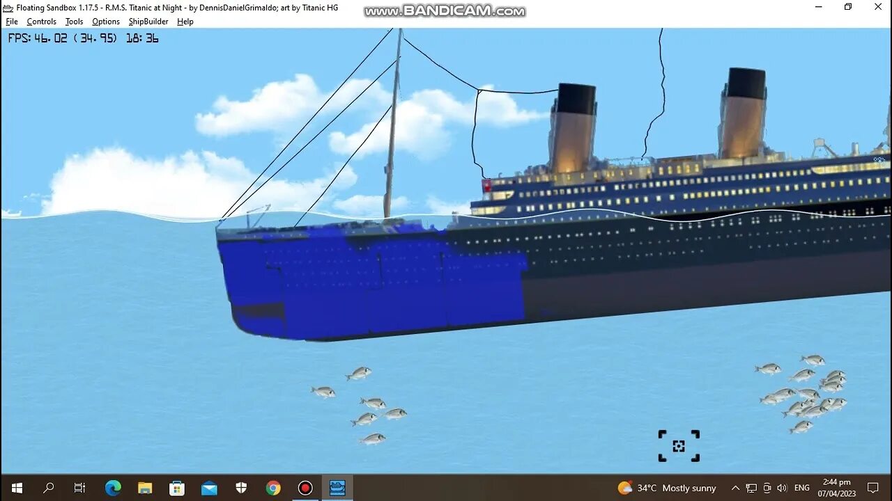 Floating sandbox корабли. Флоатинг сандбокс. Корабли для Floating Sandbox. Titanic Floating Sandbox. Титаник судно.