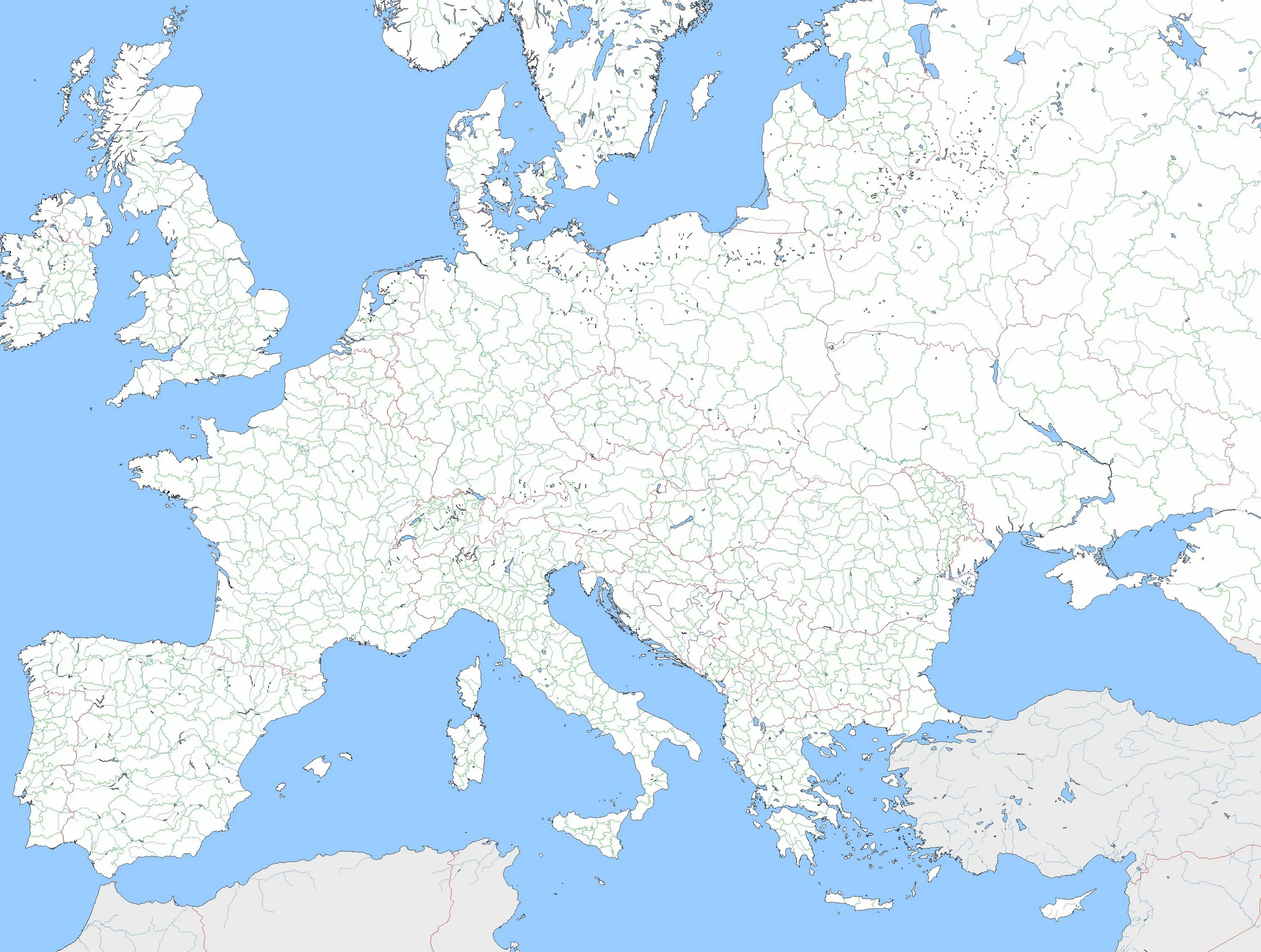 Maps for mapping. Blank Map of Europe. Пустая карта Европы с провинциями. Карта Европы для маппинга. Карта Европы с провинциями белая.