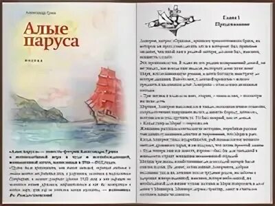 Грин алые паруса читать кратко по главам. Чтение-лучшее учение. алые паруса. алый чиж: повести и рассказы. алые паруса: феерия. 2-е изд.