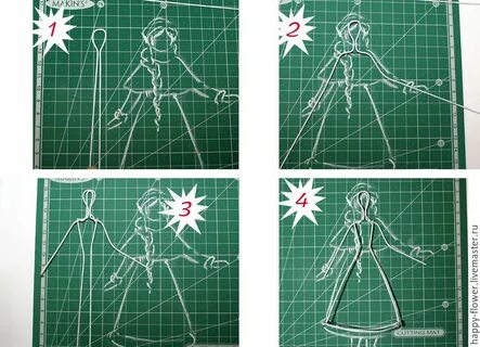 Пропорции для ватной игрушки каркас