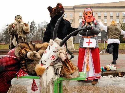 Водить козу на старый новый год