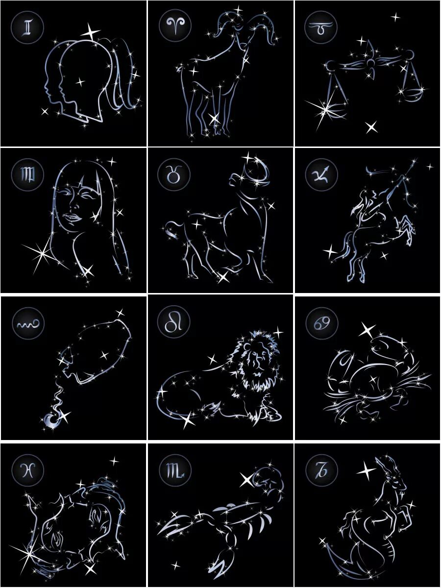 Созвездт я по знаком задиока. Созвездия зодиака. Созвездия. Символы созвездий. Созвездия 12 знаков зодиака.