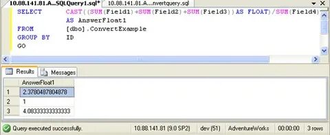 Sql округление в большую сторону