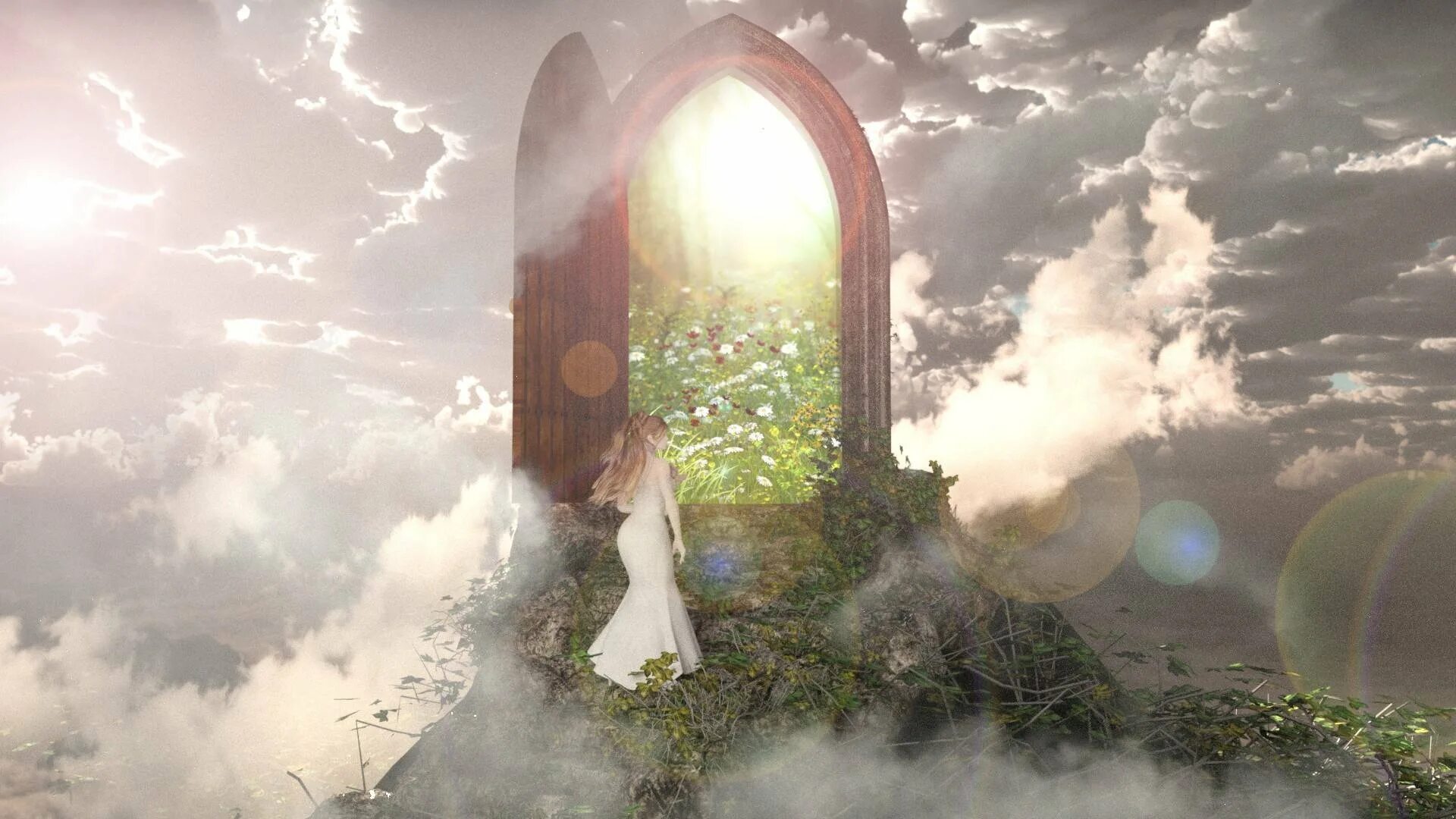 Врата Эдемского сада. Дверь в другую реальность. Рай Небесный. Дверь в рай. 1 души 1 судьбы