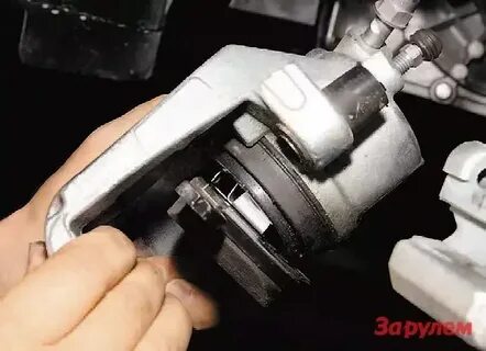 Как снять задний суппорт форд фокус 2