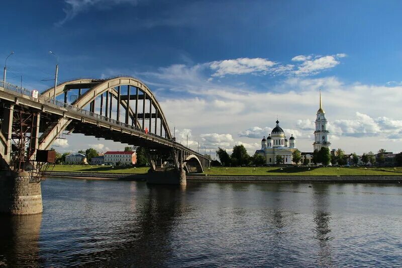 Волжский мост Рыбинск. Рыбинск мост через Волгу. Левый берег рыбинск