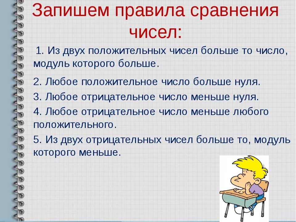 Математика 6 класс сравнение положительных и отрицательных чисел. Сравнение отрицательных чисел 6 класс. Правило сравнения положительного и отрицательного чисел с нулем. Сравнение отрицательных чисел 6 класс правило.