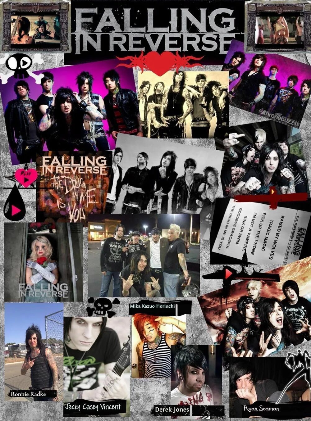 Fallen reverse группа. Группа falling in reverse. falling in reverse рок-группа. falling in reverse постер. falling in reverse плакат.