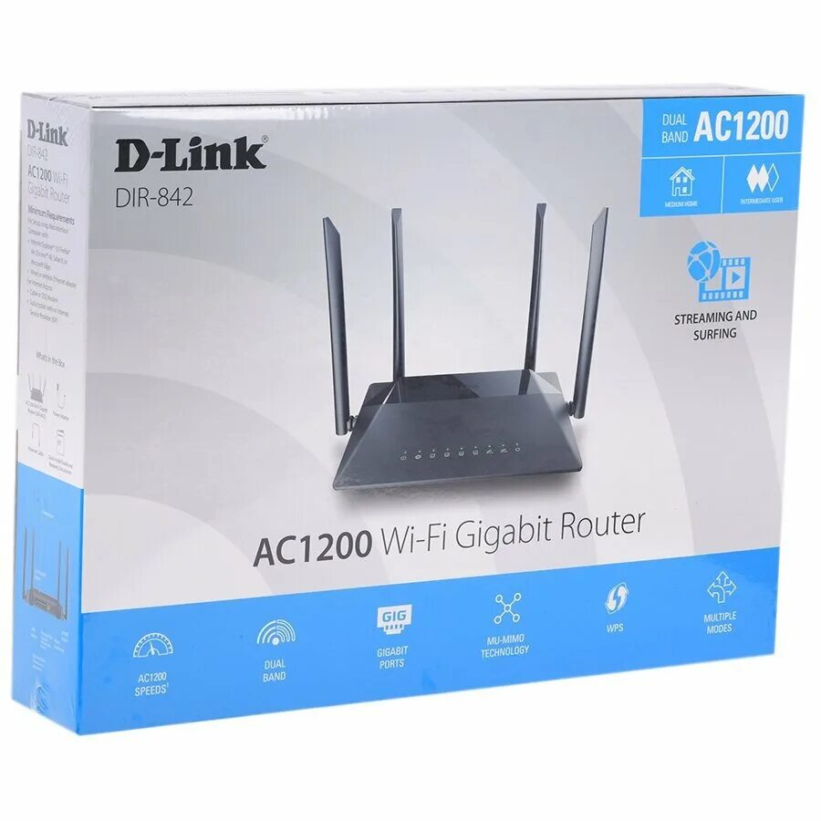Купить роутер dir. Wi-Fi роутер d-link dir-842/r. Wi-Fi роутер d-link dir-842 ac1200. D link dir 842 ac1200 mu-mimo Wi-Fi Gigabit Router. Wi-Fi роутер d-link dir-841/a1.