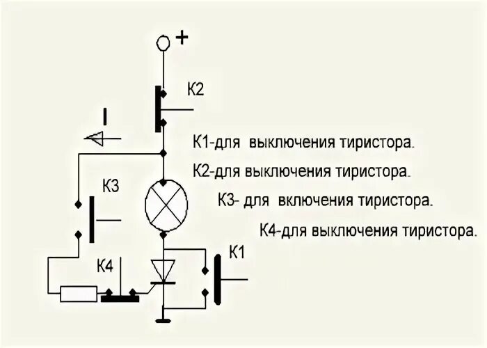 Схема включения триодного тиристора. Тиристор управляемый по катоду схема. Тиристор принцип работы. Тиристор с управлением по аноду схема. Схема включения триодного тиристора.