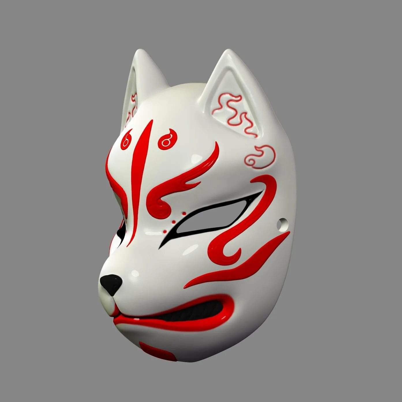 Японские маски лисов. Кицунэ маска демон. Японская маска лисы Кицунэ. Kitsune Demon Fox Mask 3д модель. Японская лиса Кицунэ маска.