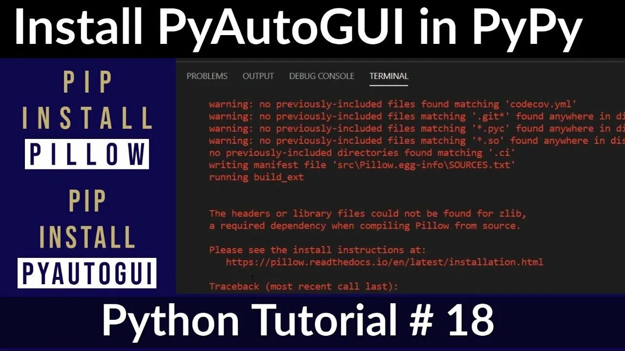 Pip install Pillow. PYPY. PYAUTOGUI. Примеры кода с PYPY.