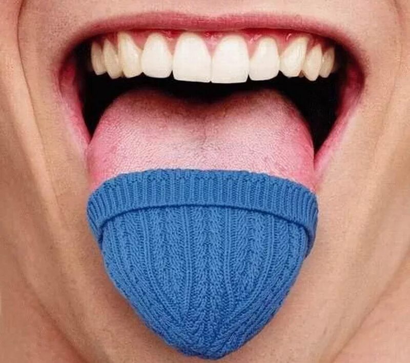 бело голубой язык