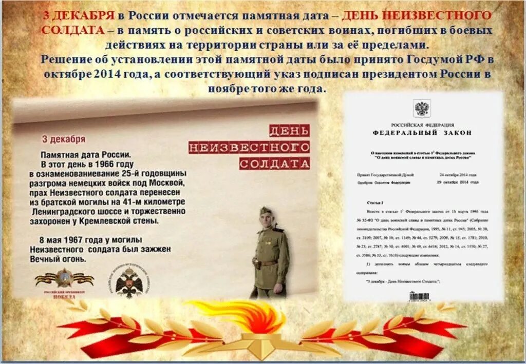 Даты дня мировые. Памятная дата день неизвестного солдата. памятные даты россии 3 декабря. памятная дата неизвестному солдату. 3 декабря памятная дата россии день неизвестного солдата.