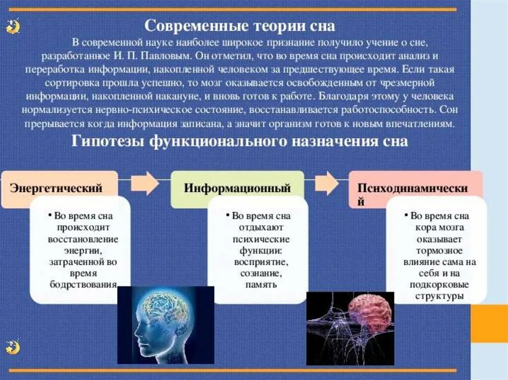 Как влияет состояние человека на характер сновидений. Теории сна. Физиологические теории сна. Психофизиология сна. Нервная теория сна.