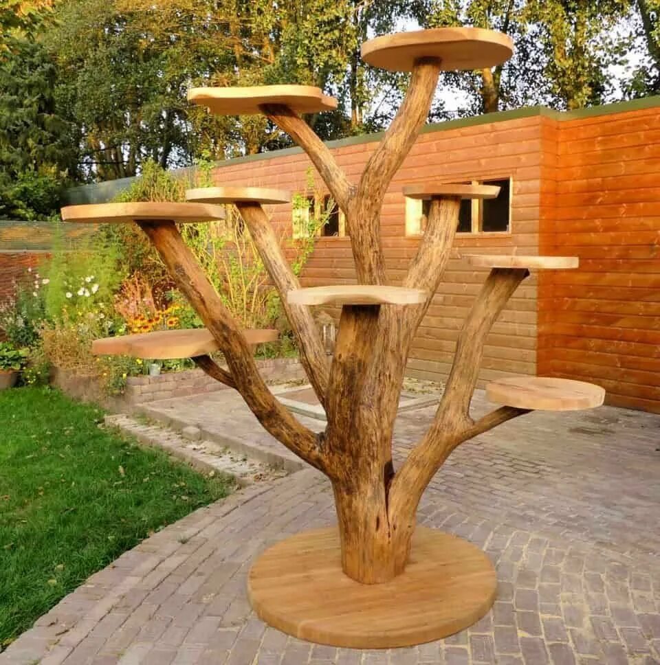 Изделия из дерева. Необычные деревянные изделия. Деревянные декоративные изделия для сада. Деревянные украшения для сада.