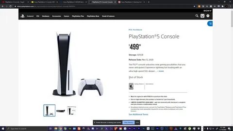 Playstation 5 характеристики