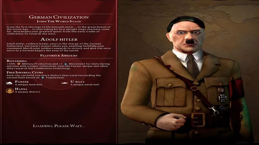 Civilization 6 Adolf Hitler. Vi немецкий