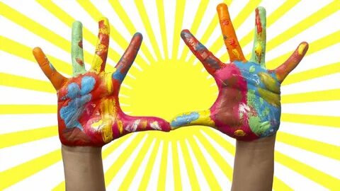 Colorful hands
