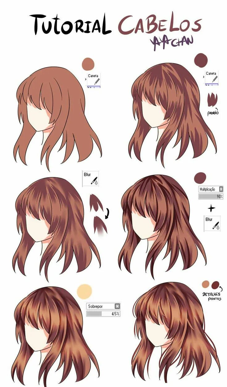 Hair color shading