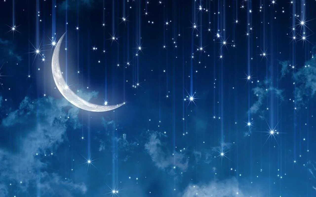 Красивый месяц. Звезда с неба. Звездное небо фон. Сказочное ночное небо. Звездное небо месяц