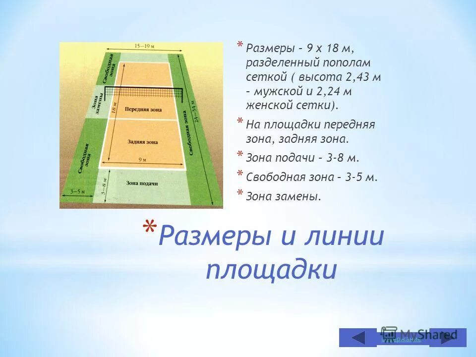 На сколько зон делится площадка. Волейбольная площадка зона подачи и передняя зона. Высота сетки волейбольной площадки. Зоны волейбольной площадки. Зоны волейбольной площадки в волейболе.