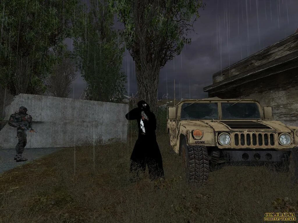 Сталкер зов припяти группировки. 0006 блокпост. S. A. Сталкер 2 2011.