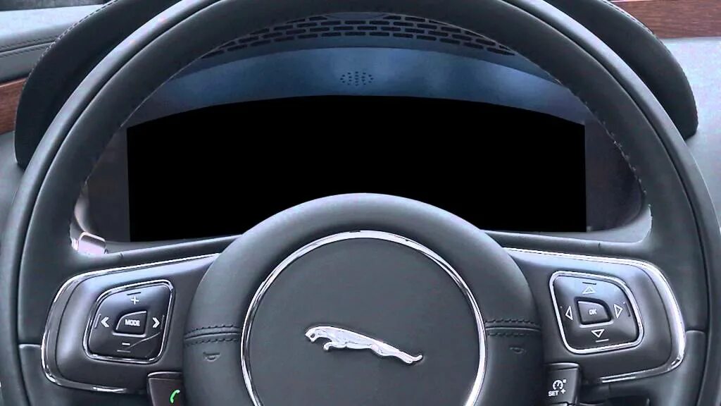 Черный кожаный чехол рулевого колеса автомобиля набор для Jaguar F-PACE 2016-201