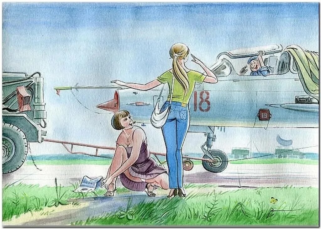 Карикатуры про авиацию. Юмористические иллюстрации. Смешные карикатуры про авиацию. Советские карикатуры Авиация. Были когда то и мы рысаками