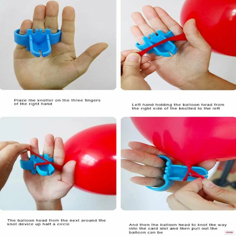 Как завязать узел на шарике воздушном Buy Shiroya Brothers Balloon Tie Tool,Balloon Knot Tying Tool Device Balloons Kn