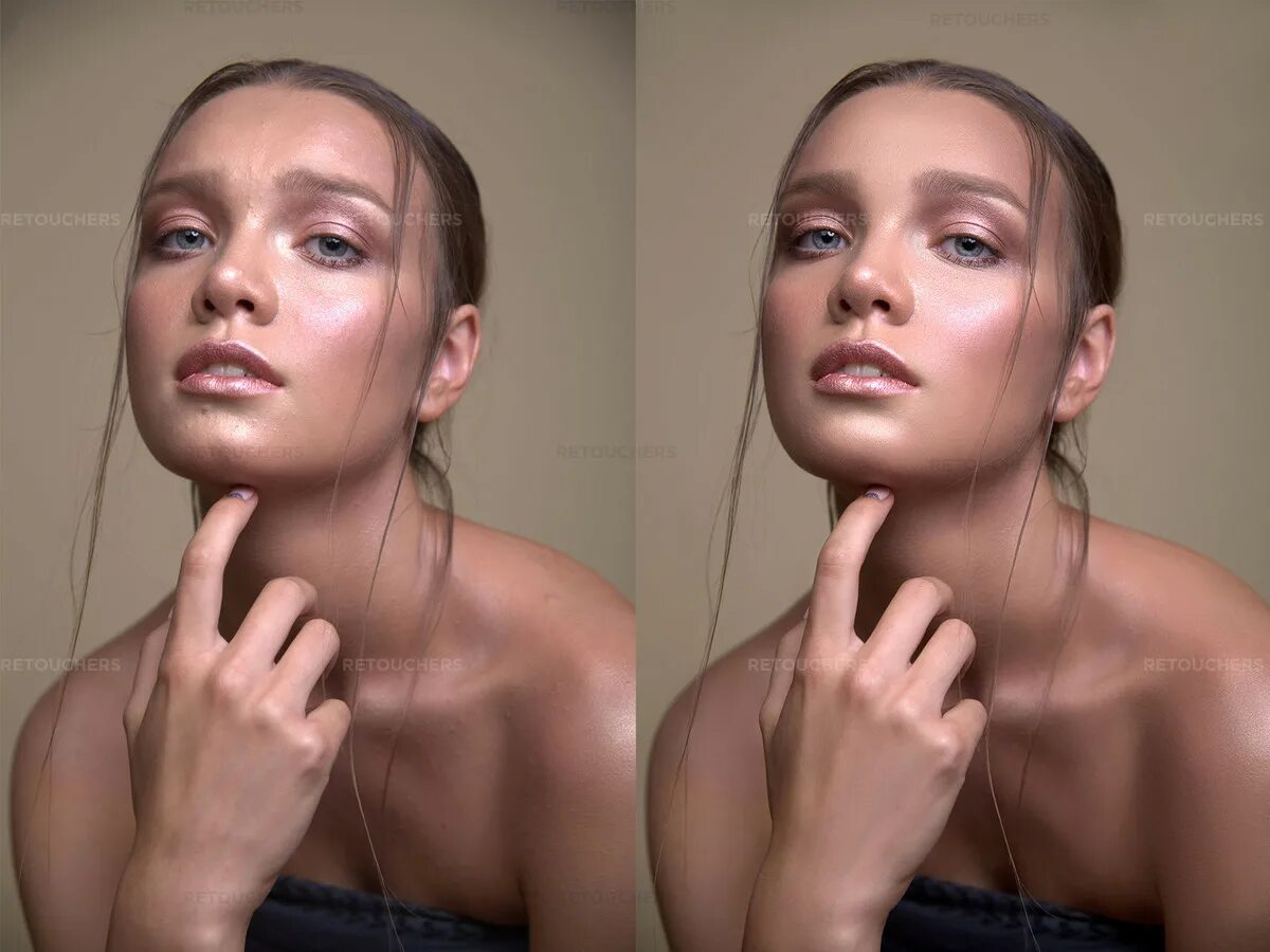 Техники обработки фото. Референс для ретуши. Обработка портрета в стиле «я — робот».. Фото для ретуши. Портфолио ретушера.