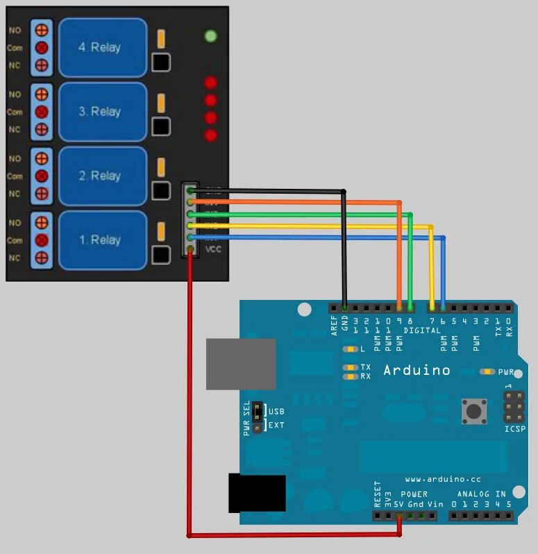 Arduino relay