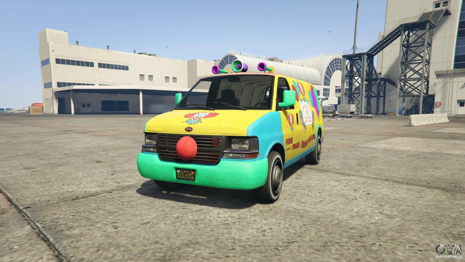 Гта клоун. Clown van GTA 5. Фургон Vapid GTA 5. Vapid Clown van GTA 5. Клоунский фургон ГТА 5.