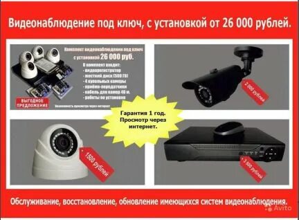 Гарантия видеонаблюдение