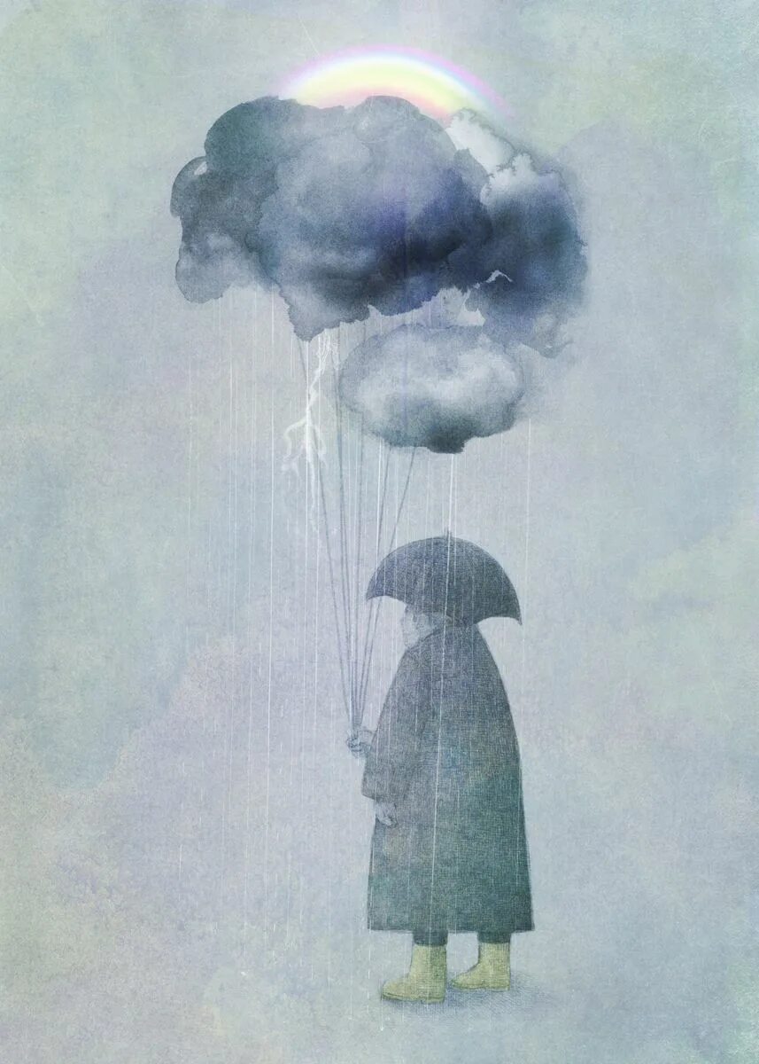 Человек с облаком на голове затуманен. Человек тучка. Мысли из головы. Над храмом сгущались тучи. Голова в облаках.