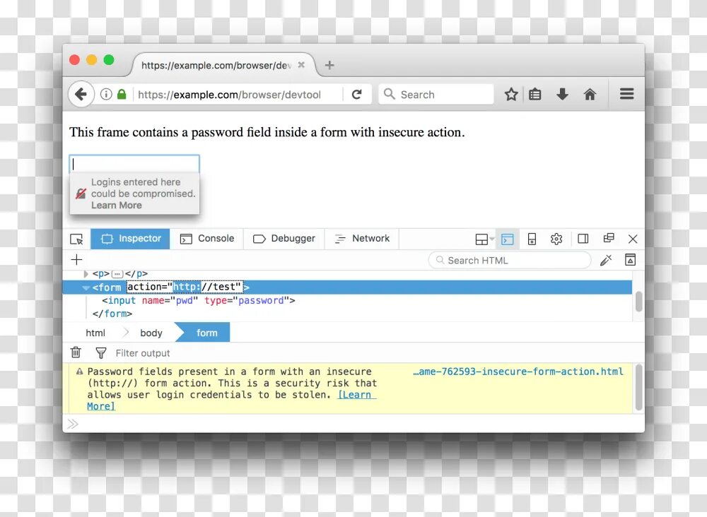 Password url
